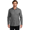 OGIO Men's Blacktop Heather Extend Long Sleeve Button Up