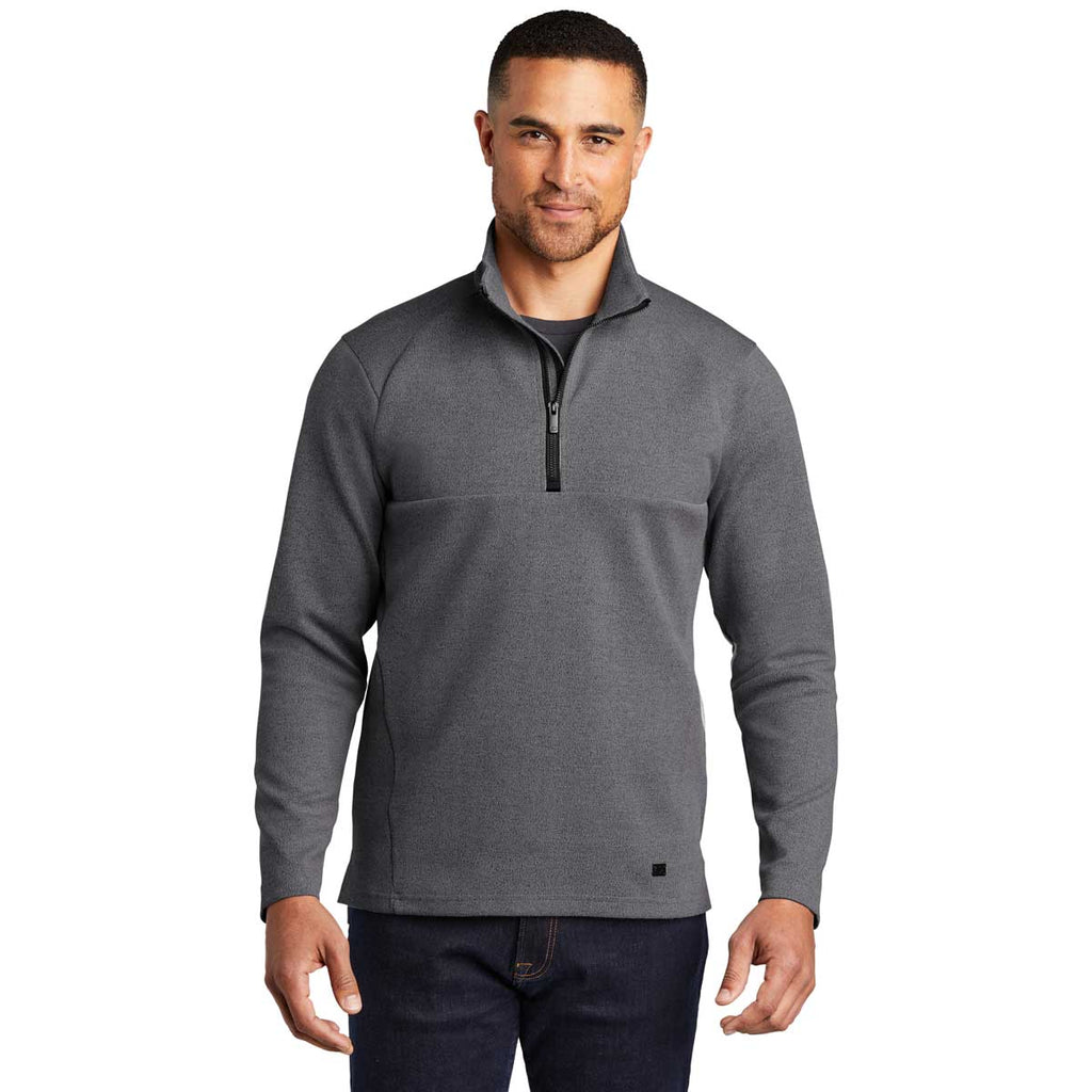 OGIO Men's Blacktop Heather Transition Quarter Zip