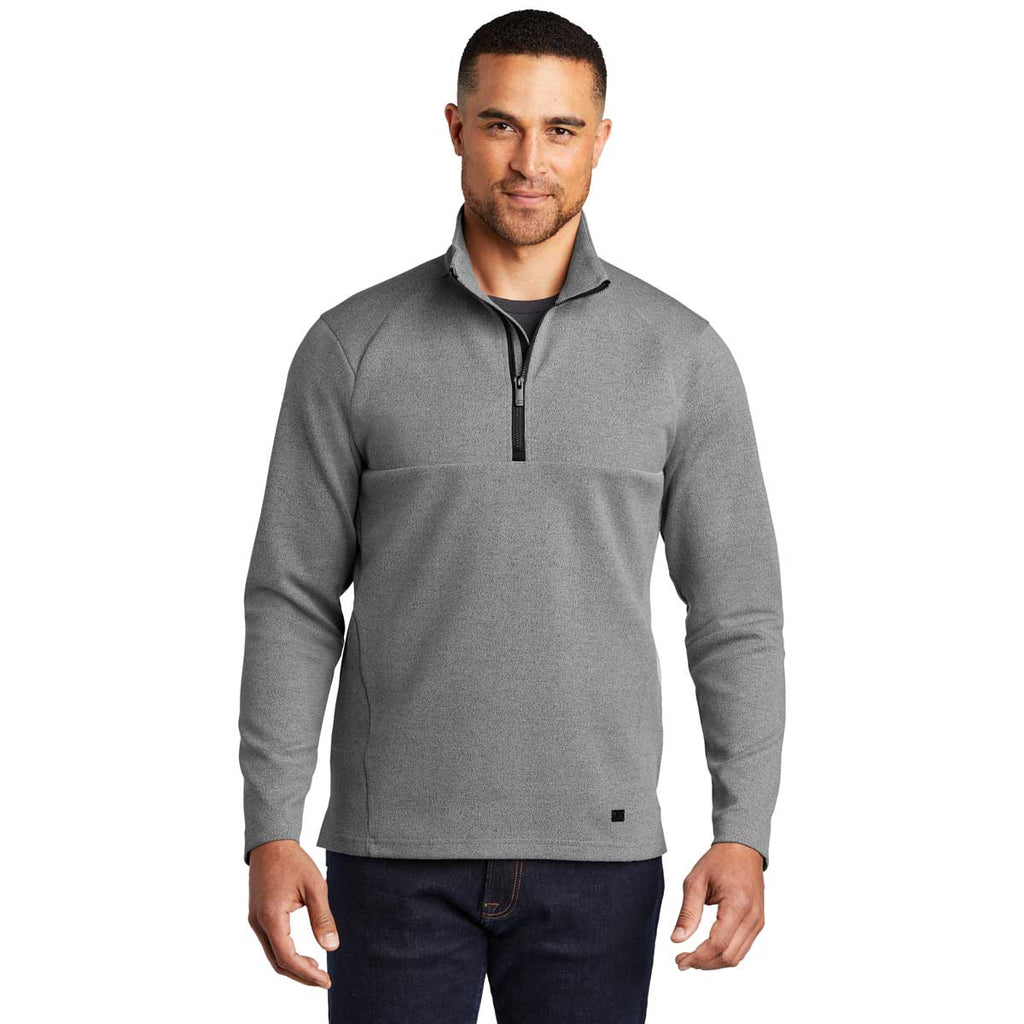 OGIO Men's Petrol Grey Heather Transition Quarter Zip