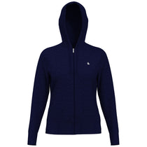 Original Penguin Women's Black Iris Blue Full Zip Hoodie
