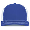 Pacific Headwear Royal/White/RoyalContrast Stitch Trucker Pacflex Snapback Cap