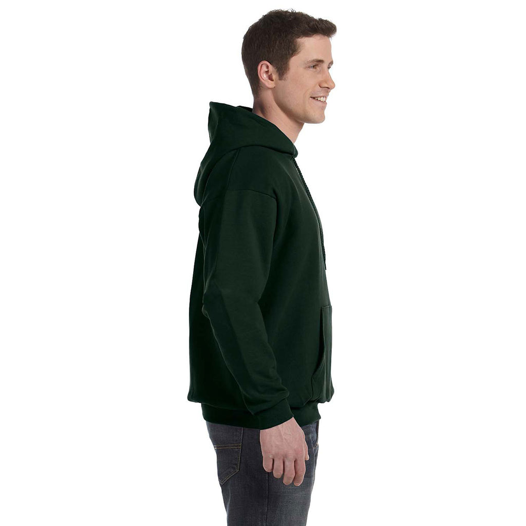 Hanes Men's Deep Forest 7.8 oz. EcoSmart 50/50 Pullover Hood