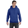 Hanes Men's Deep Royal 7.8 oz. EcoSmart 50/50 Pullover Hood