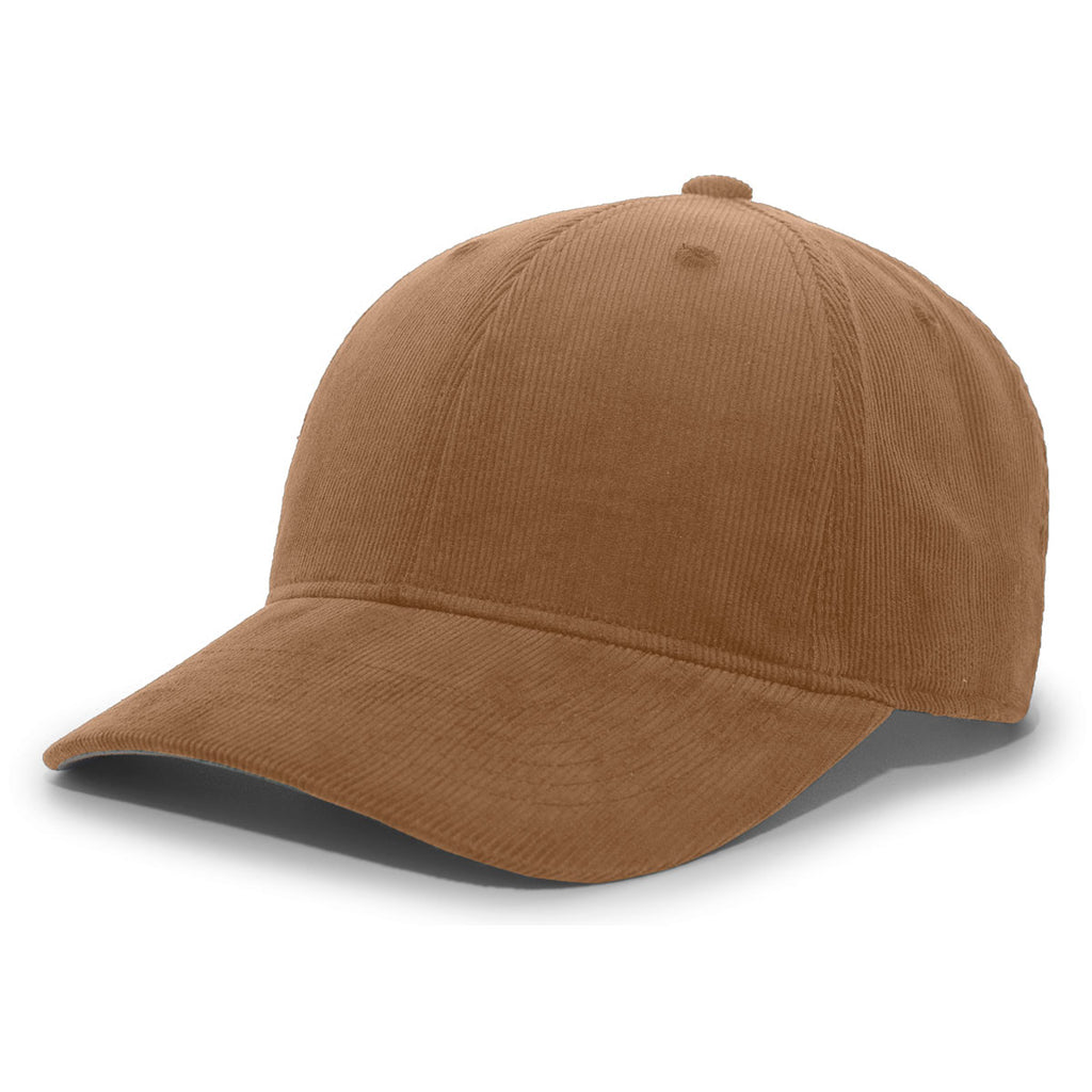 Pacific Headwear Brown Hybrid Corduroy Dad Cap