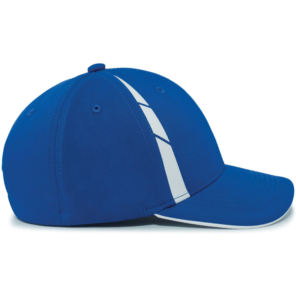 Pacific Headwear Royal/White Coolcore Sildline Snapback Cap