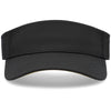 Pacific Headwear Black/Gold Perforated Coolcore Visor