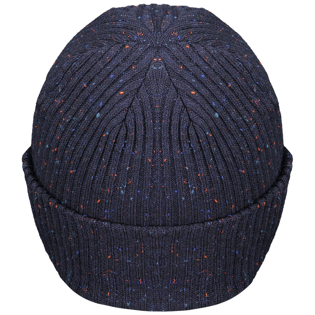 Pacific Headwear Navy Tweed Beanie