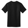 Port & Company Men's Jet Black Ring Spun Cotton Tee