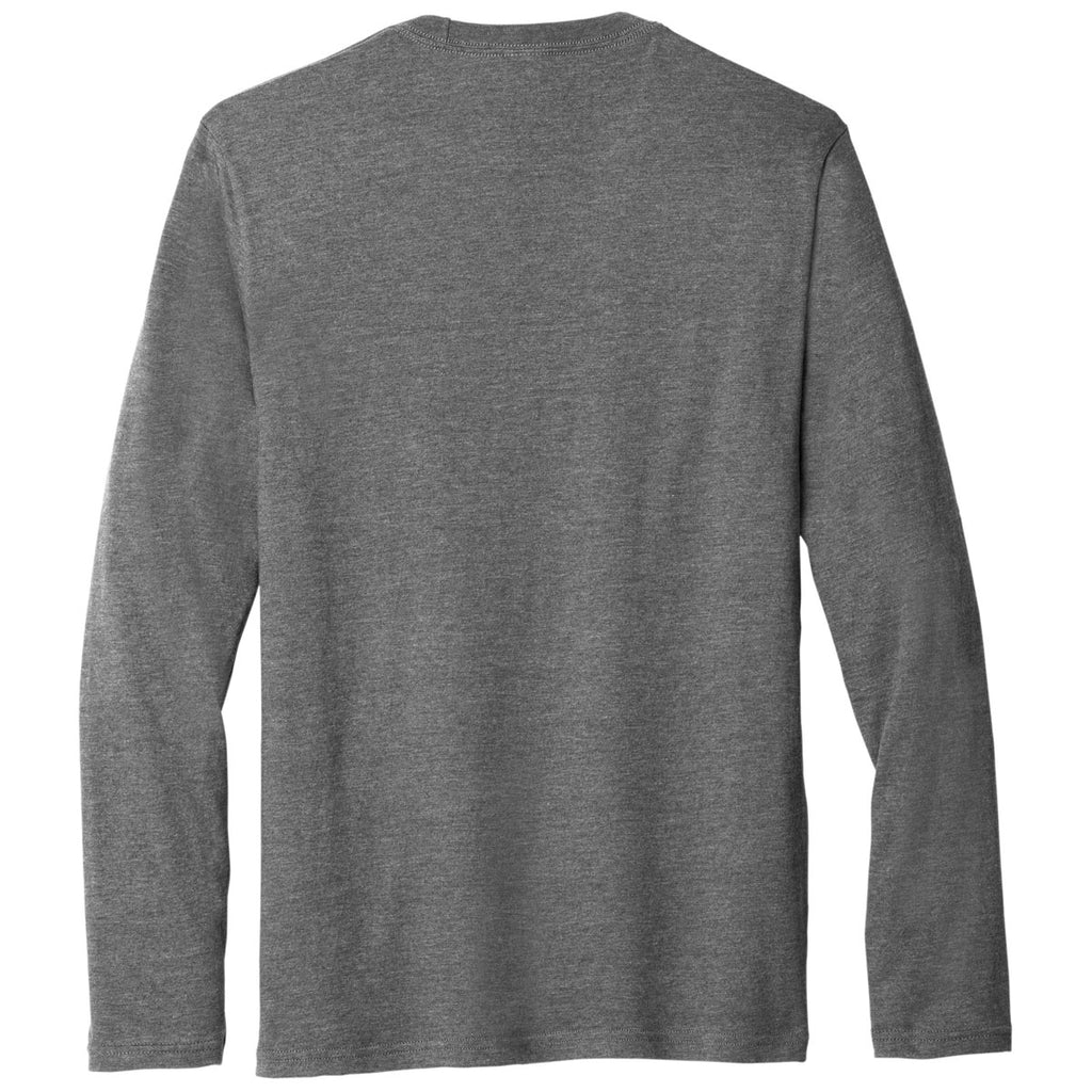 Port & Company Men's Graphite Heather Tri-Blend Long Sleeve Tee