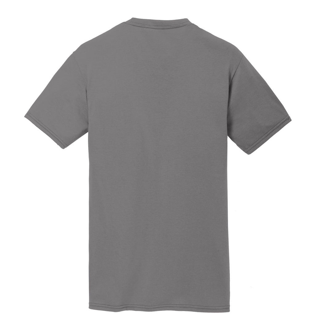 Port & Company Men's Medium Grey Performance Blend Tee