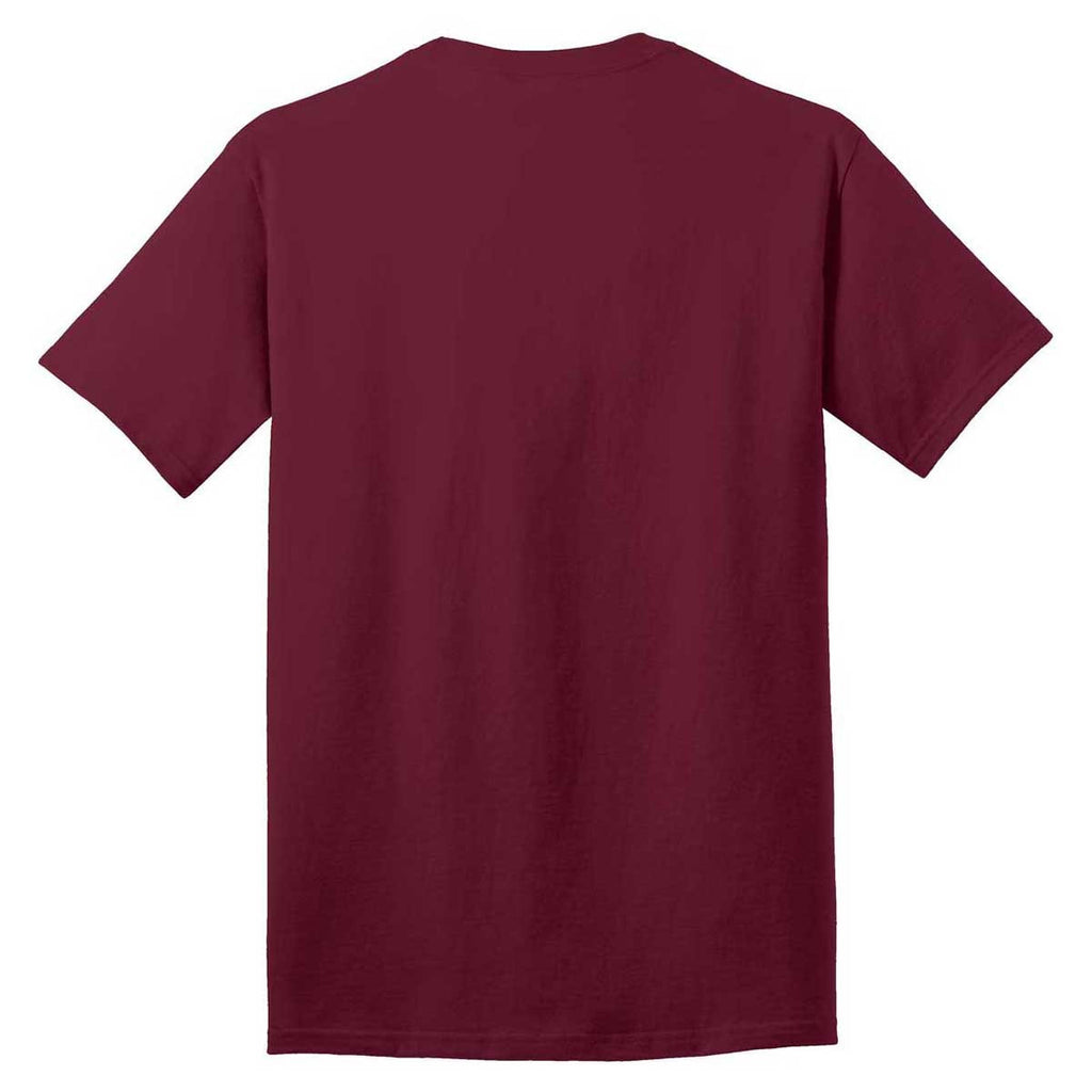 Port & Company Men's Cardinal Core Cotton Tee