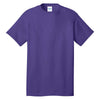 Port & Company Men's Purple Core Cotton Tee