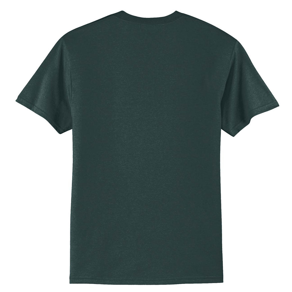 Port & Company Men's Dark Green Core Blend Tee