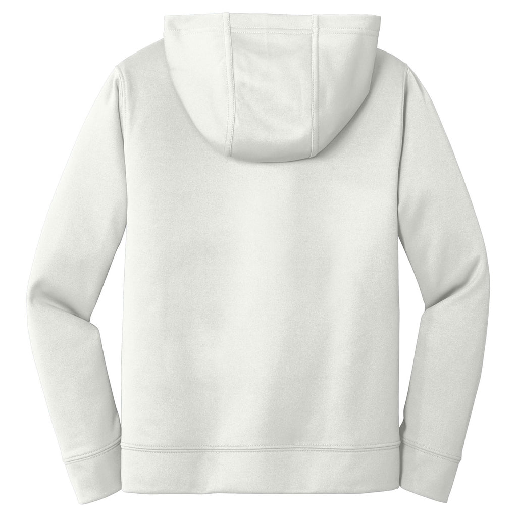 Port & Company Youth Silver Performance Fleece Pullover Hooded Sweatshirt