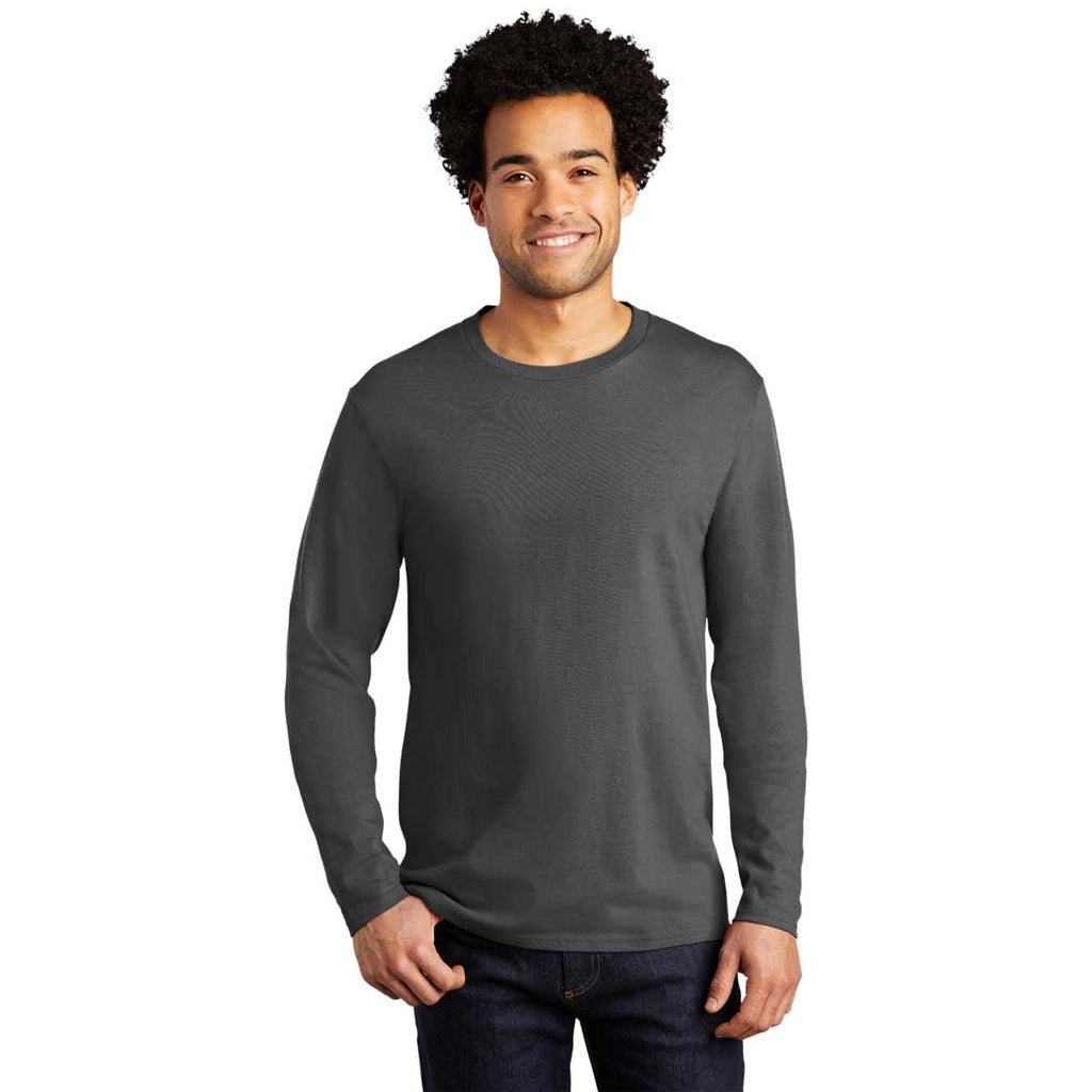 Port & Company Coal Grey Long Sleeve Bouncer Tee