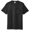 Port & Company Deep Black Bouncer Pocket Tee