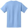 Port & Company Men's Light Blue Essential Pocket Tee