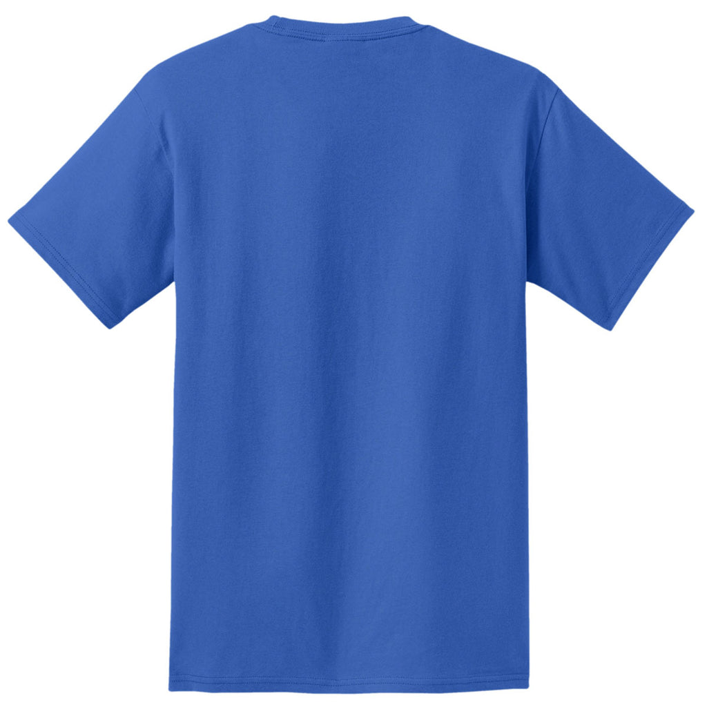 Port & Company Men's Royal Essential Pocket Tee