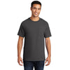 Port & Company Men's Charcoal Essential Pocket Tee