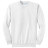 Port & Company Men's White Core Fleece Crewneck Sweatshirt