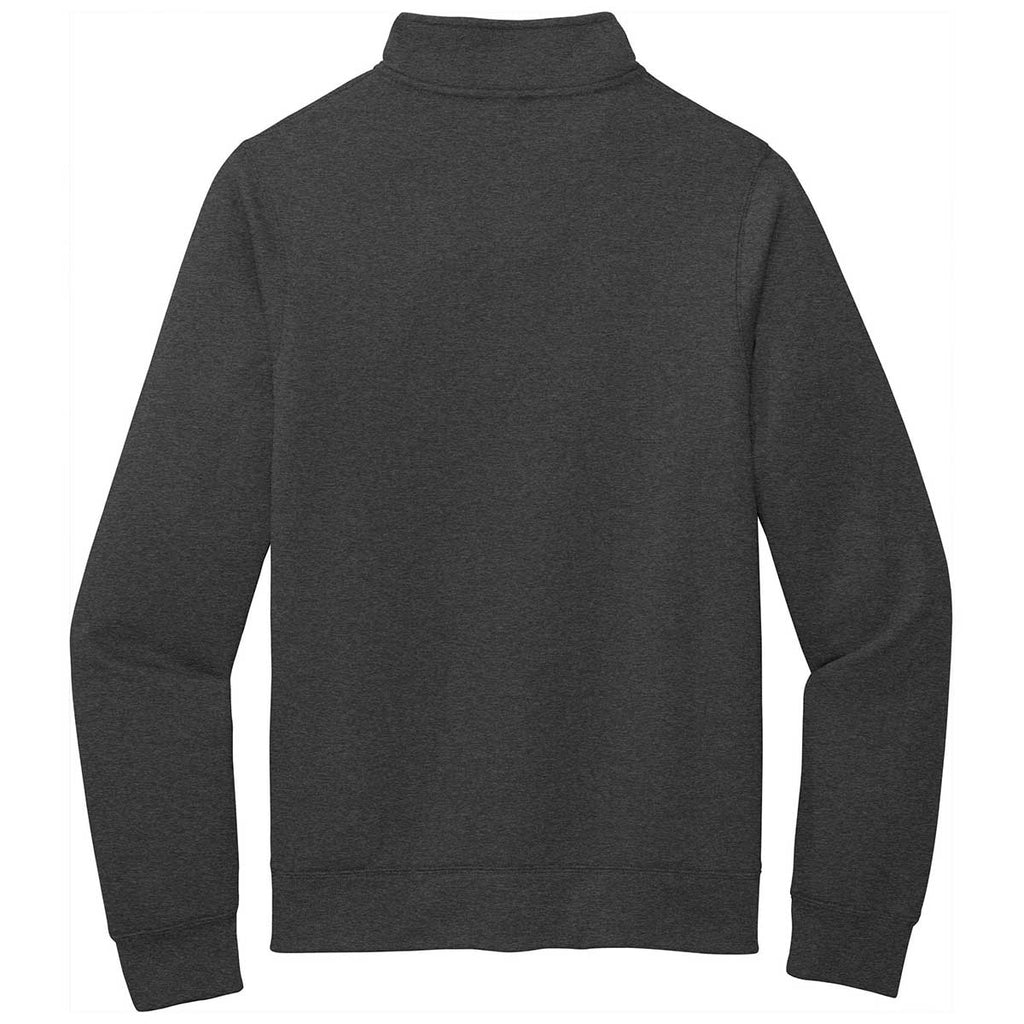 Port & Company Men's Dark Heather Grey Core Fleece Cadet Full-Zip Sweatshirt