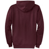 Port & Company Men's Maroon Core Fleece Full-Zip Hooded Sweatshirt