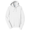 Port & Company Men's White Fan Favorite Fleece Pullover Hooded Sweatshirt