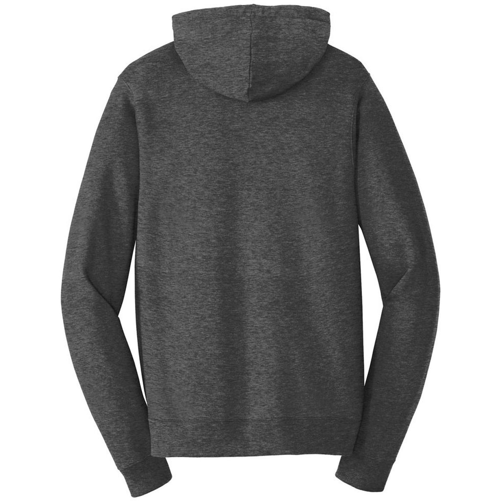 Port & Company Men's Dark Heather Grey Fan Favorite Fleece Full-Zip Hooded Sweatshirt