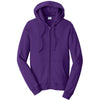 Port & Company Men's Team Purple Fan Favorite Fleece Full-Zip Hooded Sweatshirt