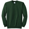 Port & Company Men's Dark Green Tall Essential Fleece Crewneck Sweatshirt