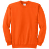 Port & Company Men's Safety Orange Tall Essential Fleece Crewneck Sweatshirt