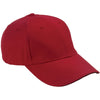 Adams Men's Red/Black 6-Panel Mid-Profile Structured Moisture Management Cap