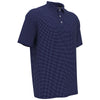 Perry Ellis Men's Peacoat Navy Short Sleeve Printed Polo