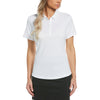 Perry Ellis Women's Bright White Classic Polo