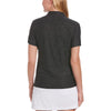 Perry Ellis Women's Caviar Black Space Dye Polo