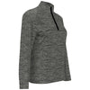 Perry Ellis Women's Grey Heather 1/4 Zip Pullover