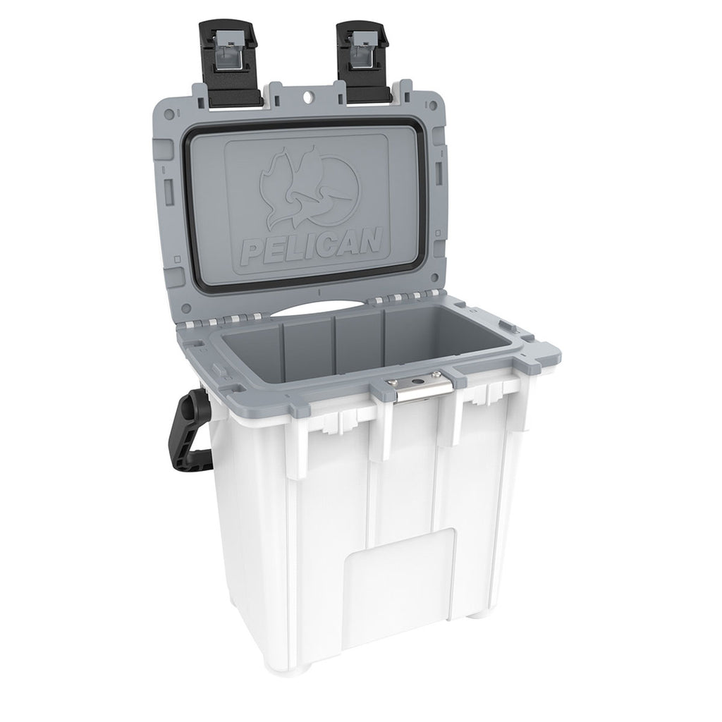 Pelican White Elite Cooler - 20 Qt