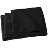 Port Authority Black Value Beach Towel