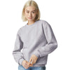 American Apparel Unisex Heather Grey ReFlex Fleece Crewneck Sweatshirt