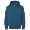 American Apparel Men's Sea Blue ReFlex Fleece Full-Zip Hoodie