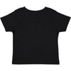 Rabbit Skins Toddler Black Cotton Jersey T-Shirt