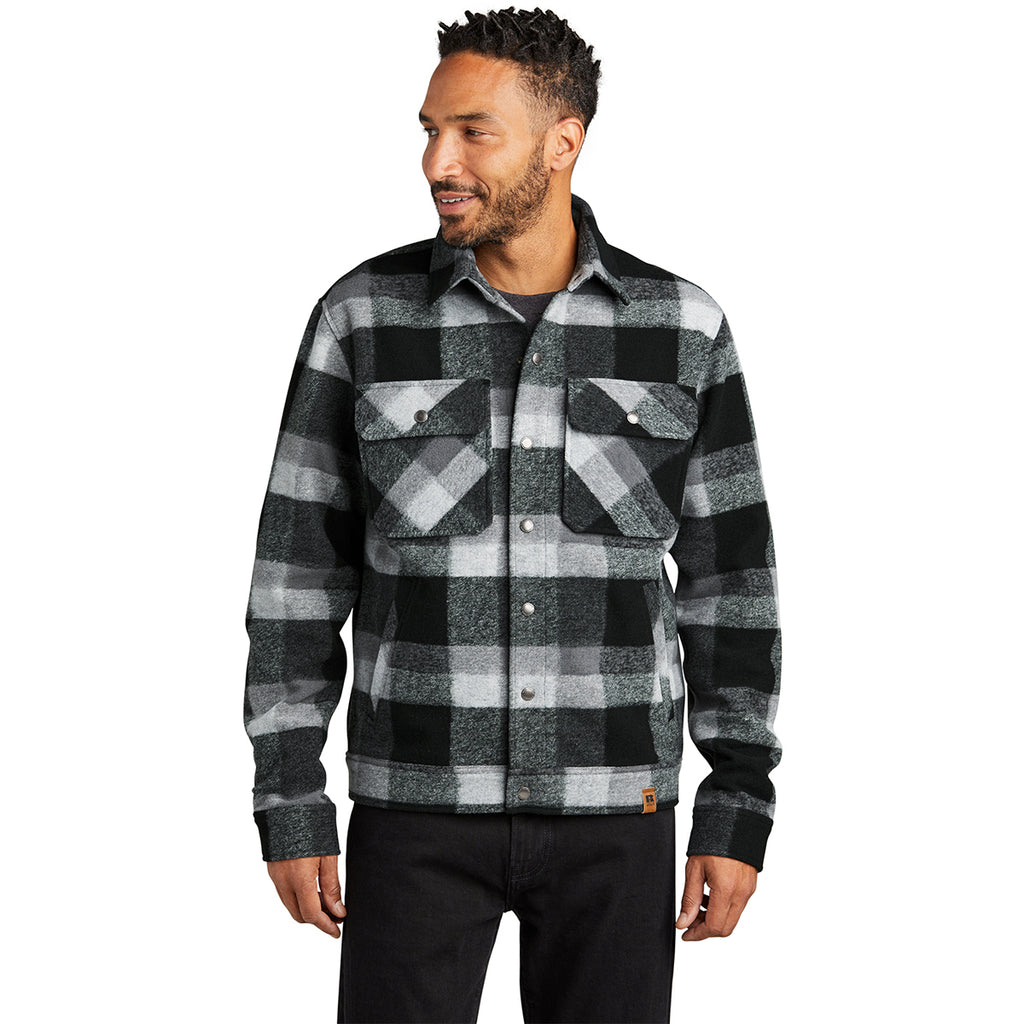 Russell Outdoors Men's Deep Black Plaid Basin Jacket