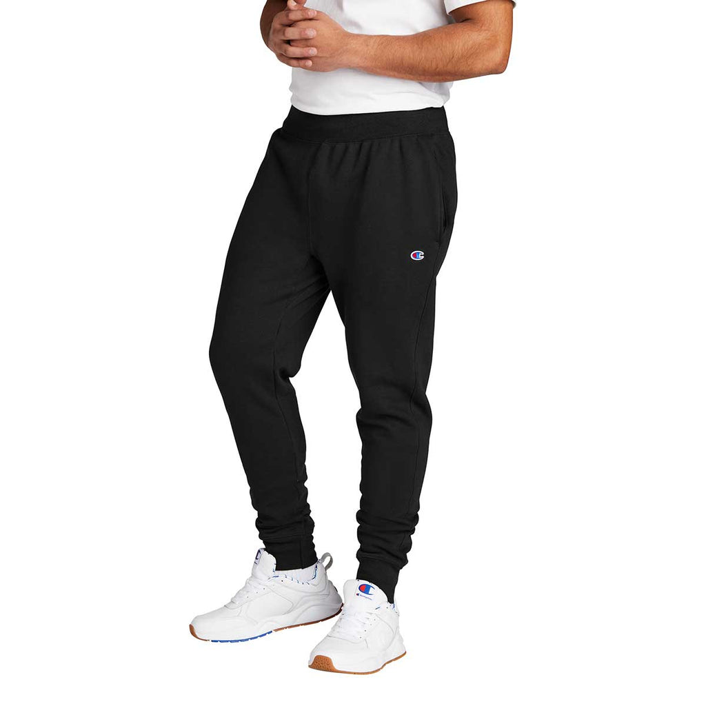 Champion Unisex Black Reverse Weave Jogger