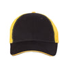 Valucap Black/Gold Sandwich Trucker Cap