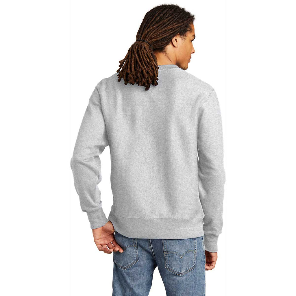 Champion Men's Ash Reverse Weave Crewneck Sweatshirt