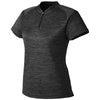 Spyder Women's Black Jaspe Mission Blade Collar Polo