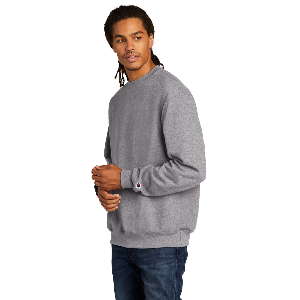 Champion Unisex Light Steel Eco Fleece Crewneck Sweatshirt