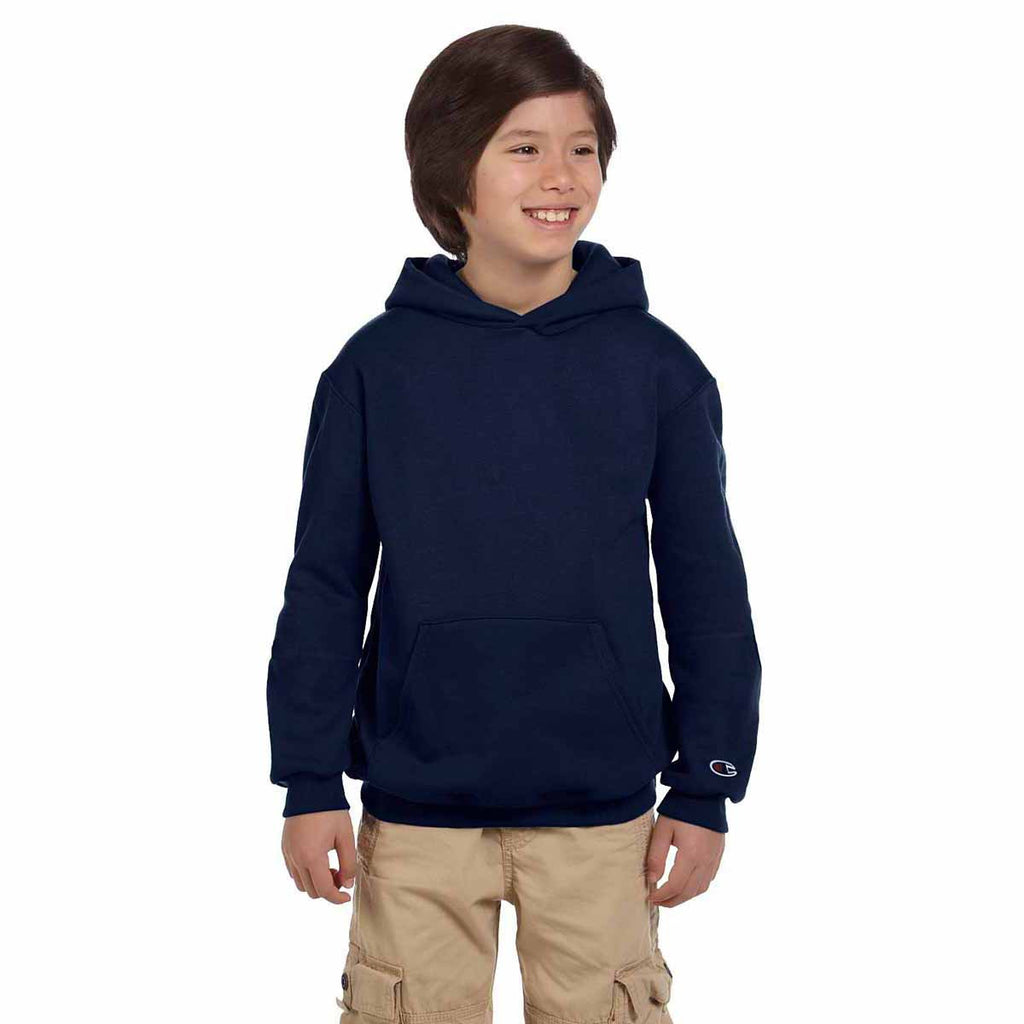 Champion Youth Navy Eco 9-Ounce Pullover Hood