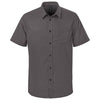 Stormtech Men's Carbon/Black Molokai Short Sleeve Shirt