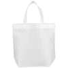 Bullet White Challenger Non-Woven Shopper Tote